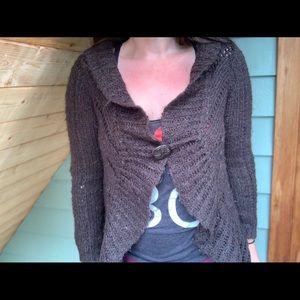 Brown Dex cardigan size small